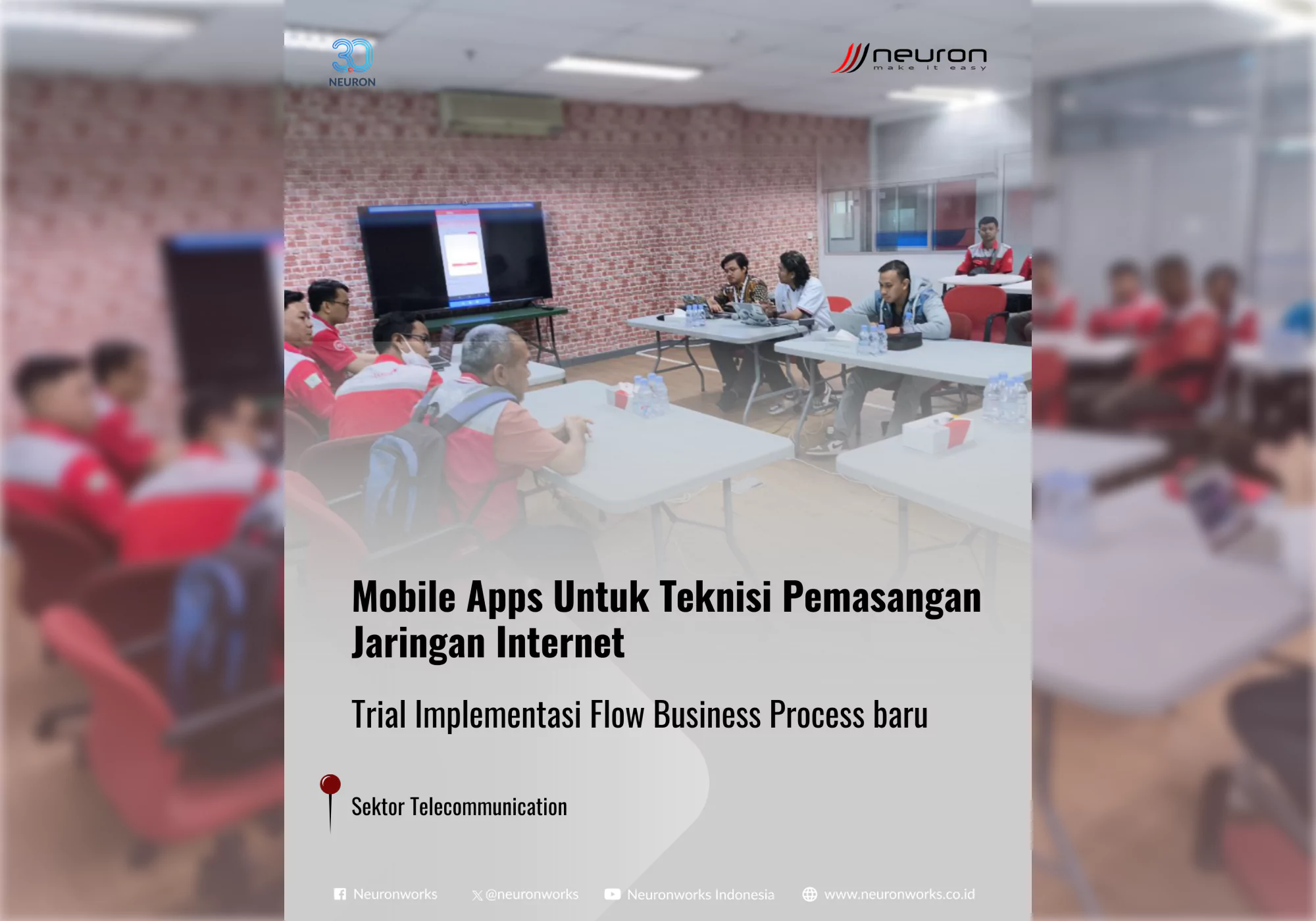 Mobile Apps Untuk Teknisi Pemasangan Jaringan Internet