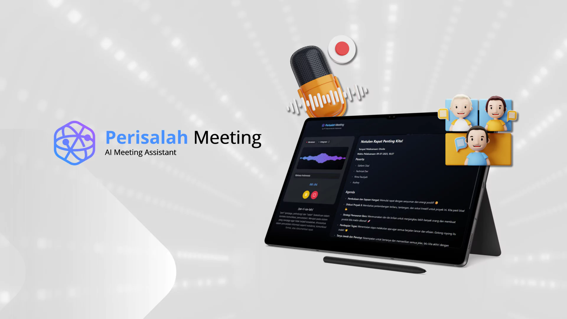 Perisalah Permudah Pencatatan Rapat
