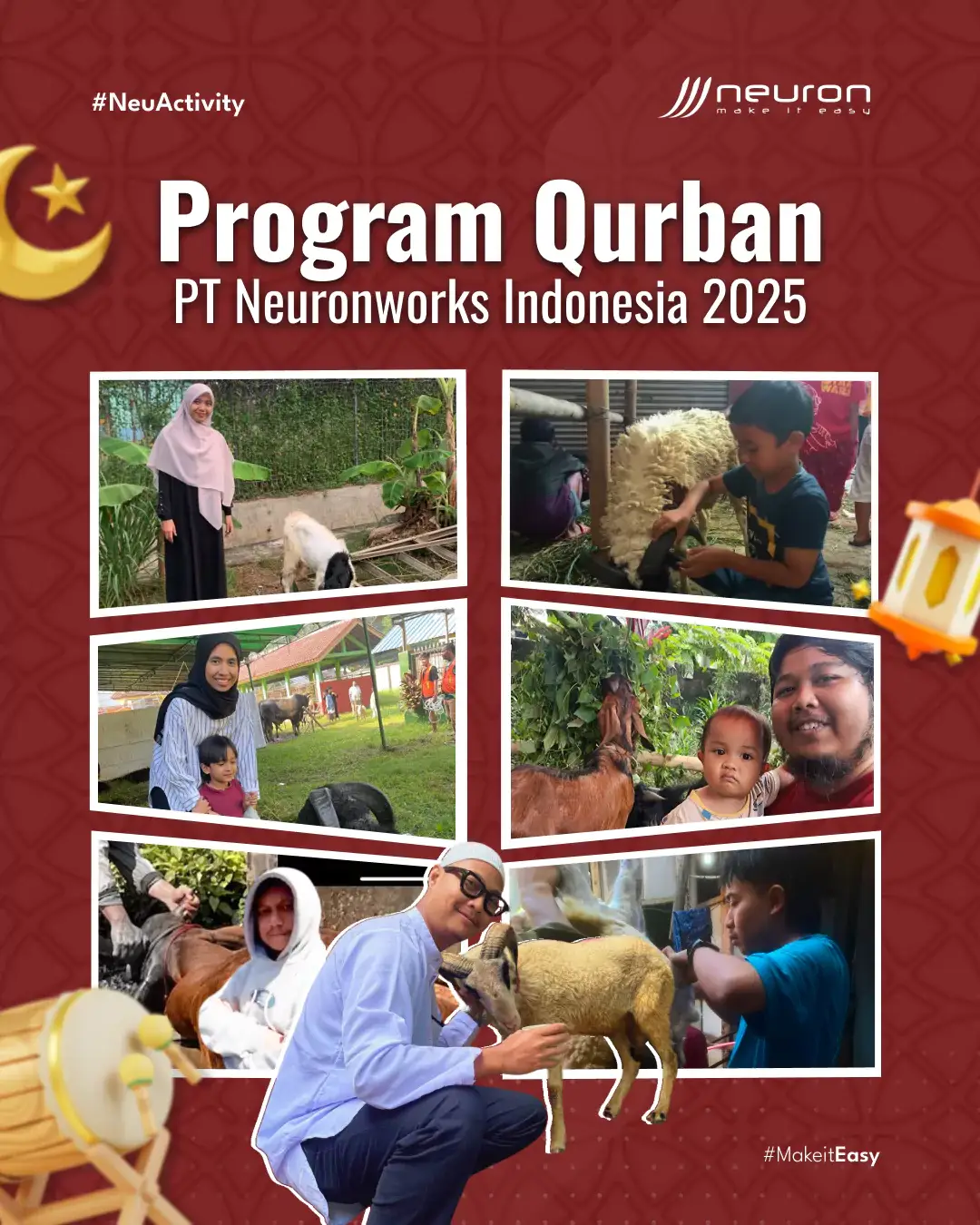Neuronworks Qurban 2025: Menebar Kebaikan dan Berkah