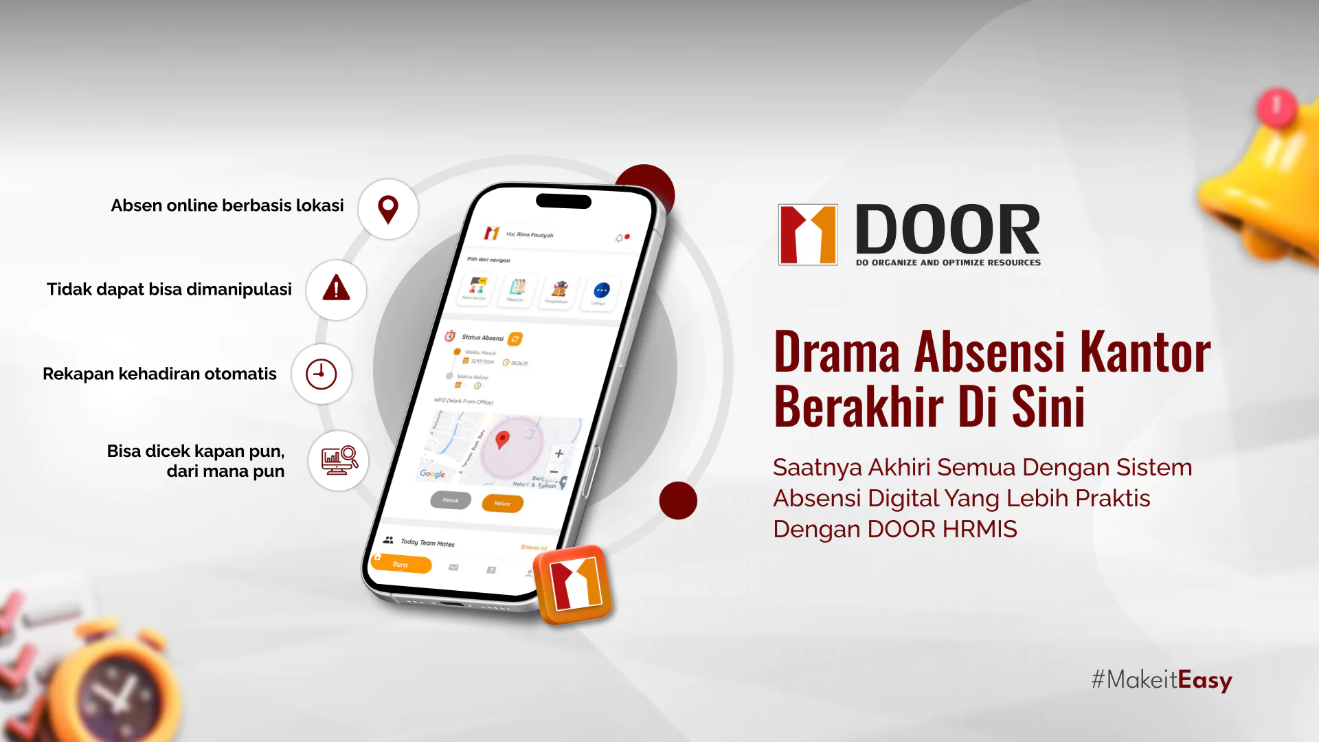 Drama Absensi Kantor Berakhir di Sini, Saatnya Beralih ke DOOR HRMIS