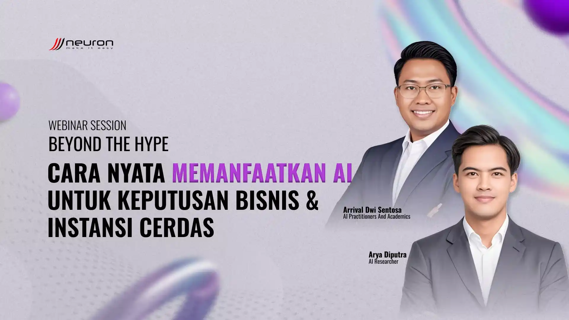 Recap: AI Beyond the Hype Keputusan Cerdas di Era Digital