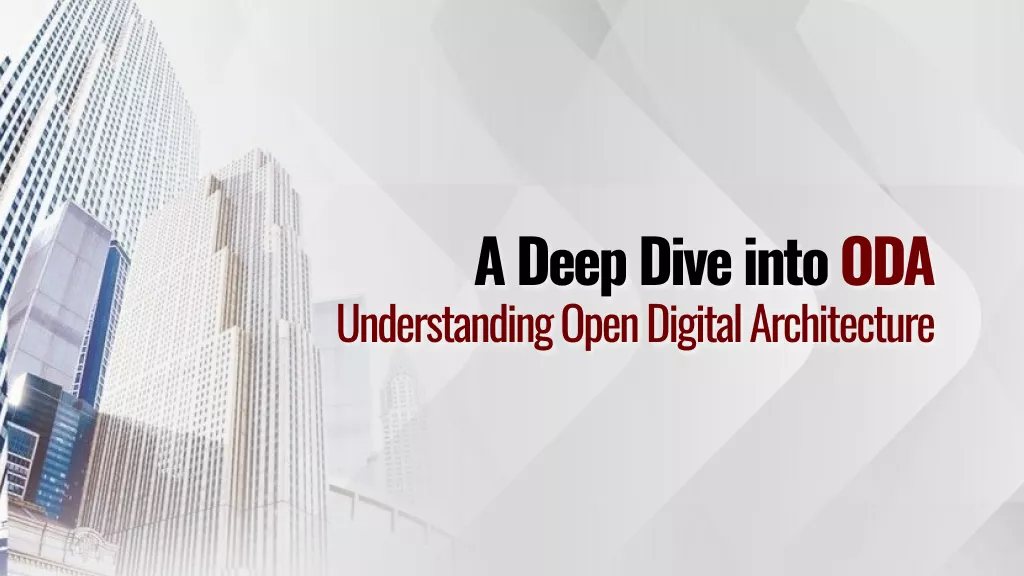 Mengenal Open Digital Architecture